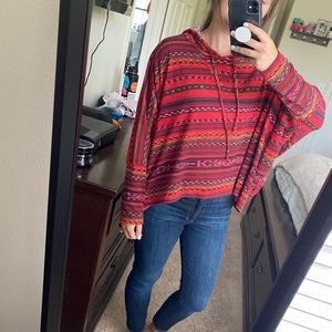 Mimi Chica Pullover- Sante Fe Tribal Pattern